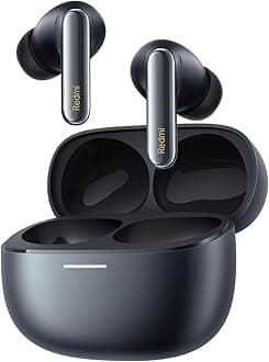 Xiaomi Redmi Buds 6 Pro Wireless Earbuds, Active Noise Cancelling Up to 55dB Bluetooth 5.3, Advanced Triple Driver, Supports LDAC, High Resolution Audio Wireless, Up to 36 Hours of Music Playback, Google Fast Pair, Space Black
