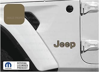Decal Mods Fender Jeep Fender Flat Overlay Decal Graphic fits Jeep Wrangler JL/JT (2018-2024) (Set of 2) 392 Bronze F392 | FK2P0