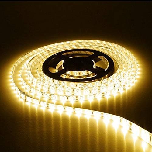 NARANG Decorative 5 m LED Strip Light with Adapter, Permanent Comfort Gum Fitting (Warm White) Pack of
