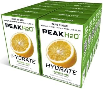 Juicy Mixes PeakH20 Electrolytes Powder Hydration Packets (Lemon Lime)