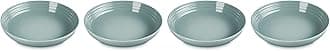 Stoneware Set of 4 Pasta Bowls, 8.5" each, Sea Salt
