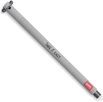 LEGAMIErasable Gel Pen, Thermosensitive Ink, 0.7 mm Tip Diameter, 15 cm Length, Red Ink