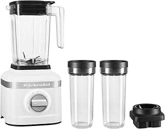 K150 3 Speed Ice Crushing Blender with 2 Personal Blender Jars - KSB1332WH