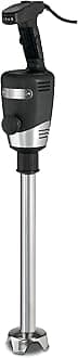 Commercial WSB60 Big Stix Heavy Duty Immersion Blender, 16" Removable Shaft, 1 HP/700 Watt Variable Speed Motor, 120V, 5-15 Phase Plug,Black/Silver,25-Gallon