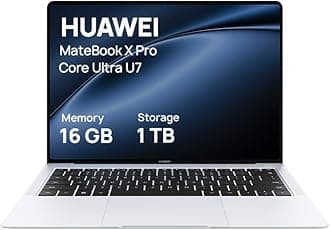 HUAWEI MateBook X Pro Core Ultra, 980g Ultralight Metallic body, Intel® Core™ Ultra 9 Processor, 14.2-inch HUAWEI 3.1K flexible OLED Real Color Touch Display, 32GB + 2TB, Morandi Blue + WatchBuds