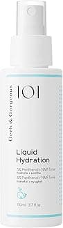 Geek & Gorgeous Liquid Hydration, facial toner spray with 5% panthenol + Natural Moisturising Factors, hydrates & soothes - all skin types, 110ml