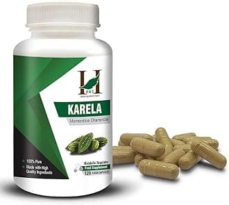 H&C Herbal Ingredients Expert Karela - 450mg | 120 Veg Capsules | Dietary Supplement | For Metabolic Wellness