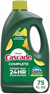 Complete Dishwasher Detergent Liquid Gel, Dish Detergent, Dishwasher Soap, Citrus, 75oz