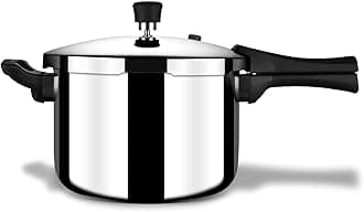 - Stahl Xpress Triply 3 L Triply Pressure Cooker Tall, Induction Cooker, Outer Lid Pressure Cooker, Induction & Gas Stove Compatible, 5 Years Warranty