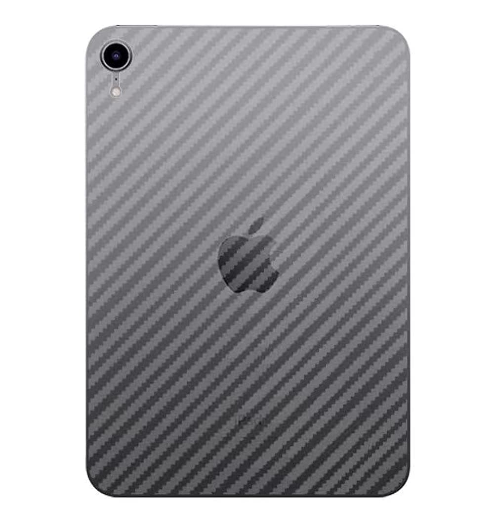 for iPad Mini 6 2021 Mini 7 2024 Back Screen Protector 3D Carbon Fiber Ultra Thin Protective Film-2 Packs-Transparent