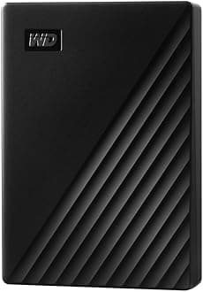 WD 5TB My Passport Portable External Hard Drive, Black - WDBPKJ0050BBK-WESN