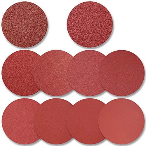 6-Inch PSA Sanding Discs, Self Adhsive Back, Assorted Sandpaper 60-1000 Grits, 100pcs by FRIMOONY