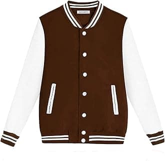 Solid unisex Varsity Jacket For men and Women/Baseball Jacket/University Jacket