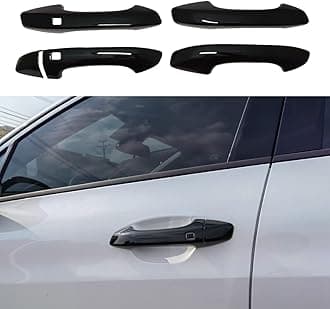 ABS Glossy Black Exterior Door Handle Cover Trim for Kia K5 Accessories 2020 2021 2022 2023 2024 with Smart Keyhole (Not for Optima 2015-2019)
