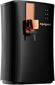 Aquaguard Ritz Stainless Steel Tank, 9-Stage RO+UV+Active Copper Tech Purifier | Up to 60% Water Savings | Suitable for Tanker, Borewell & Municipal Water