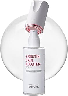 MEDITHERAPY Arbutin Skin Booster Serum + Device 5.07 fl. oz - Korean Face Serum with 10% Niacinamide and 2% Arbutin - At Home Face Massager Tool for Radiant Glow Skin - Boosts Skin Absorption by 770%