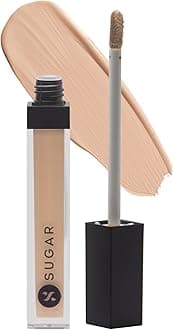 SUGAR CosmeticsMagic Wand Waterproof Concealer - 15 Cappuccino (Light, Cool Undertone) Full Coverage Waterproof Longwear Formula