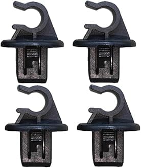 4PCS Hood Bonnet Rod Support Prop Clip Parcel Shelf Clips Replacement 90990-BV80A Compatible with Roewe RX5 Plastic Trim Panel Clips Hood Clips for MGGS Engine Support Rod Fastener