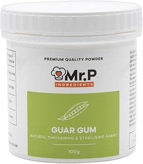 Guar Gum 100g Powder Thickener and Stabiliser Agent Vegan Vegetarian Halal Kosher Gluten Free (Recyclable Pot)