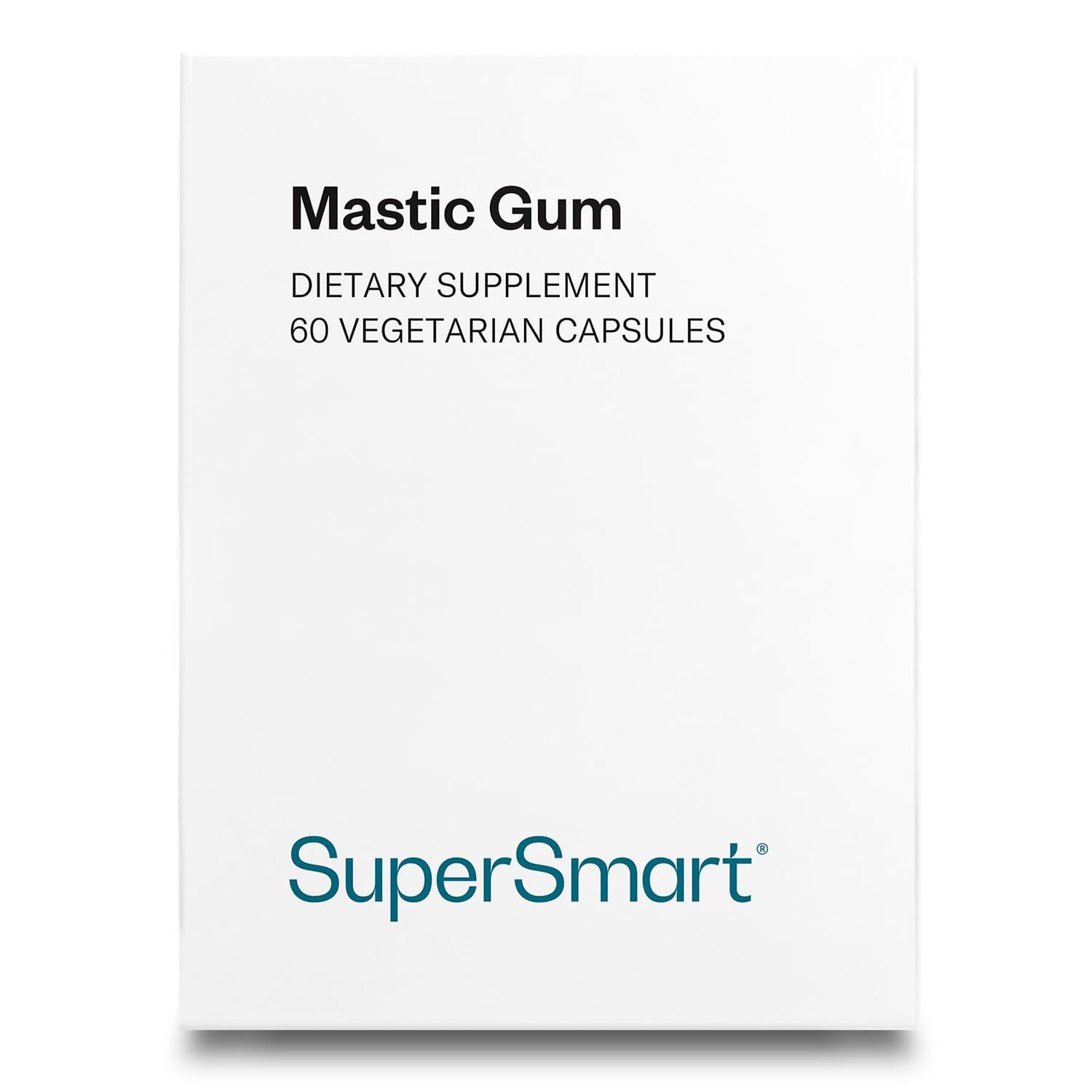 Mastic Gum 2000 mg Per Serving - Standardized to 35% Masticonic Acids - Natural Treatment Against H. Pylory - Acid Reflux | Non-GMO & Gluten Free - 60 Vegetarian Capsules