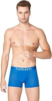 Van HeusenMen Active AIR Trunks - Breathable Ultra Soft Polyamide Stretch, Blue, 5