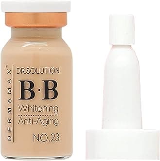 DERMAMAX BB Serum Glow | Ampoules for BB Treatment | Ideal for Microneedling and Dermaroller Treatment | No. 21 | NO.23 | C.C | Pink | Choko | Camel | Peach | 8 ml Each (No. 23)