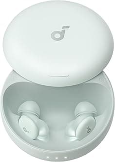 Sleep A30 by Anker, Ultra‑Comfortable Earbuds for Side Sleepers,Dedicated App, Sleep Monitoring, Soothing Sound Masking Technology for All‑Night Rest (Mist Green)