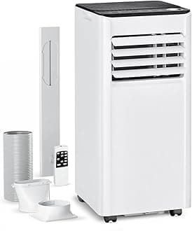 10000BTU Portable Air Conditioners - Cools 450 Sq.Ft, 3-in-1 Portable AC Unit with Fan & Dehumidifier, Sleep Mode, 24H Timer, Remote Control, Window Kit for Bedroom Office Apartment Dorm