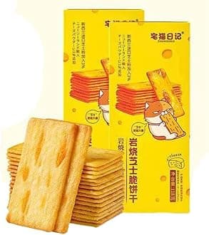 Rock-fired cheese crisp Japanese-style crispy cheese biscuits snack casual snack biscuits Yu cheese flavor moderately salty and sweet, full of crispy 4.1oz /118g