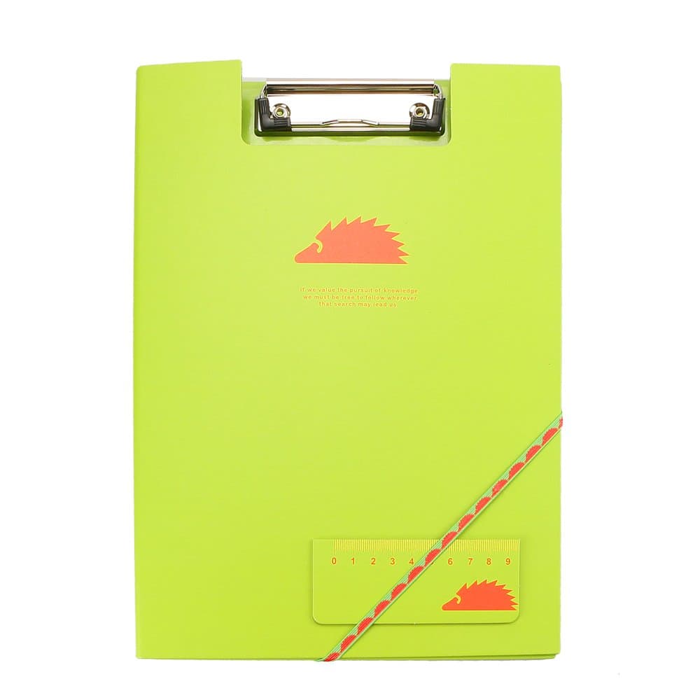 TXY Clipboard A4 Green Foldover Clip Board Folder File for Documents Folder Organizer Stationery Folder with Hard Cover Green