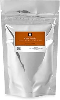 Gum Arabic - 8oz- Arabic Gum - Aacia Gum - 100% pure and food grade Natural Gum - Beautiful and Large Nuggets.- Imported from Africa