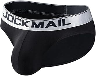 JOCKMAIL Mens Briefs Underwear Men's Cotton Brief Breathable Soft Briefs Underwear for Men