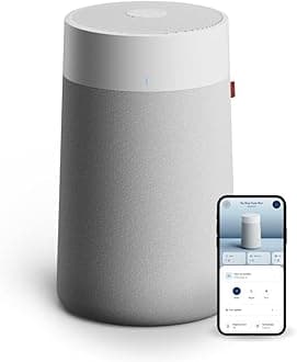 Blue Max 3450i Smart WiFi Air Purifier Alexa Enabled,HEPASilent Combination Filter Up To 103m² Rooms Removes 99.97% Pollen,Dust,Mould,Bacteria, Viruses,Activated Carbon Reduces VOCs,Odours