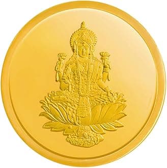 Kalyan Jewellers 24K (999) Purity Goddess Lakshmi Gold Coin 2 Gms