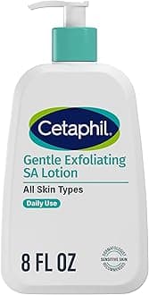 Gentle Exfoliating SA Lotion, Lightweight Moisturizer for All Skin Types, 8 Oz Pump Bottle, Salicylic Acid, Mandelic Acid & Gluconolactone, Gently Exfoliates, Dermatologist Recommended Brand