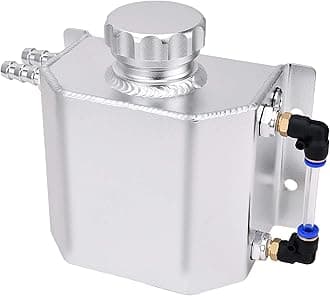EVIL ENERGY Radiator Coolant Overflow Tank,Coolant Recovery Tank 1L Aluminum Universal