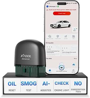 Advancer AD20 Pro AI-Assisted Wireless OBD2 Scanner Diagnostic Tool, Car Code Reader for iPhone&Android, All System Scan Tool with Free Updates -Check Engine, Oil Reset, Performance/Battery Test