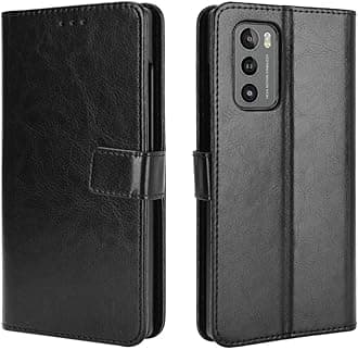 LG Wing 5G Case [Wallet Case] [Bracket] [Card Slots] [Magnetic Flip Cover] Compatible with LG Wing 5G Smartphone (Black)
