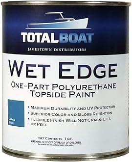 TotalBoat Wet Edge Topside Paint (Largo Blue, Gallon)