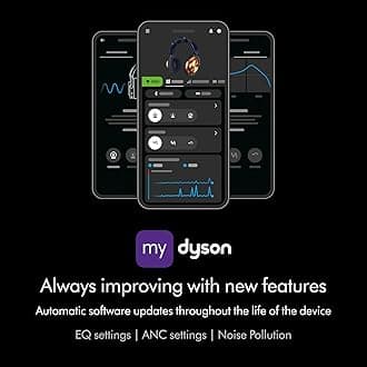 Bundle - Dyson OnTrac™ Over Ear Wireless Headphones in CNC Copper with Dark Iron Ear Cushions + Black Nickel Ear Caps - Noise Cancelling, Up to 55 Hours Battery Life(2), Customizable