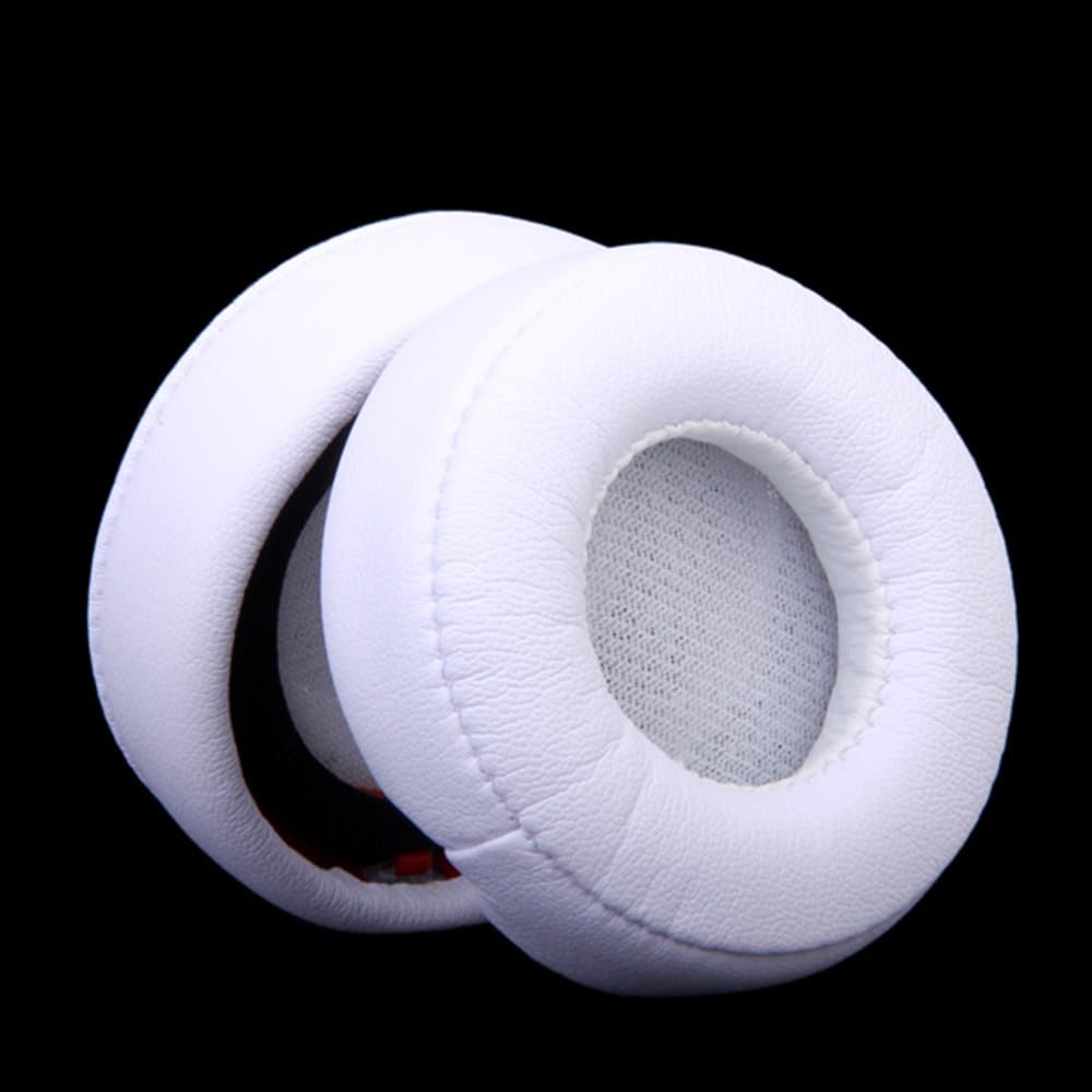 1 Pair Replacement Ear Pad Cushion for Beats by Dr Dre MIXR mixr Headphones (White)