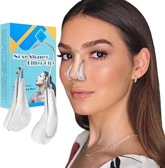 Quecc Nose Shaper Beauty Up Nose Bridge Straightener Corrector Slimming Device Unisex Pain Free Trimmer Nose Lifter Clip Tool, Hand Powered