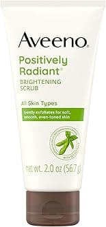 Aveeno Positively Radiant Skin Brightening Exfoliating Daily Facial Scrub,2.0 oz