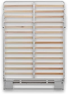 Wilding Wallbeds Deluxe Murphy Bed Frame (Queen) Vertical Wallbed, Powder-Coated Steel Frame for Folding Cabinet, Pull-Out Bed, Hidden Bed