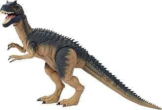 Mattel Jurassic World Hammond Collection Allosaurus Figure Dinosaur Toy, Movable, Large, Total Length: Approx. 20.7 inches (52.7 cm), Ages 8 and Up, Gray JCG13