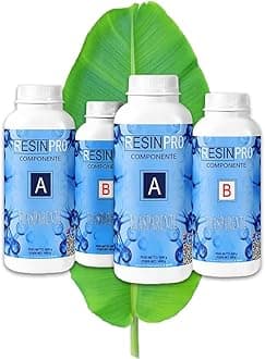 Resin ProEpoxy Resin, 2.6 L Crystal Clear Epoxy Resin And Hardener Kit For Craft, Artwork, Jewellery Making, Table, Art Creations - Easy Ratio Resins - Heat Resistant (2.4 Kg)