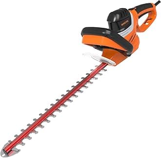 Electric Hedge Trimmer Corded-4.8 Amp 24inch Dual-Action Cutting Laser Blade Tree Trimmer Branch Cutter for Lawns, Bushes and Garden Landscaping