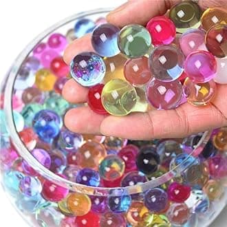 Crystal Jelly Beads Water Jelly Balls Rubber Jelly Beads | Small Size : 50 Grams - 5000+ Pcs Multi