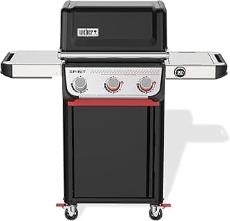 Weber Spirit EP-325 Liquid Propane Gas Grill for Outdoor Cooking and BBQ, 3 Boost Burners, Black