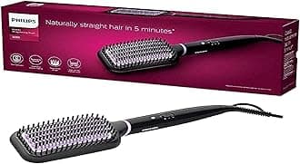PHILIPS Bhh880, Auto Curler & Heated Straightening Brush, Style Care, BLACK